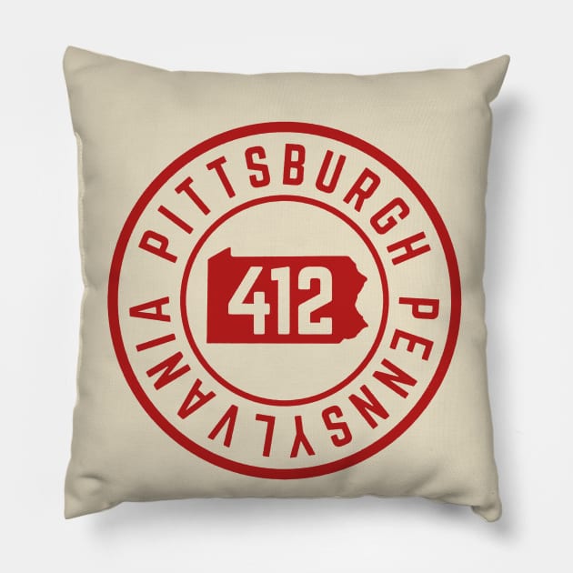 412 Pillow by Otmr Draws