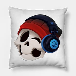 Winky Skull Pillow