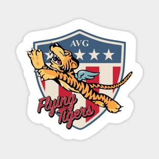 WW2 Flying Tigers Patch Magnet