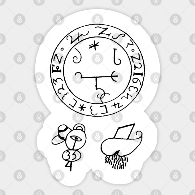 Get Wallpaper Beelzebub Sigil From Grimoirum Verum Beelzebub Sigil From Grimoirum Verum Sticker Teepublic Free