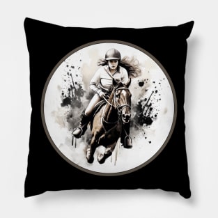 Horseback Riding Training Horse Lover Pillow