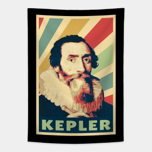 Johanness Kepler Vintage Colors Tapestry