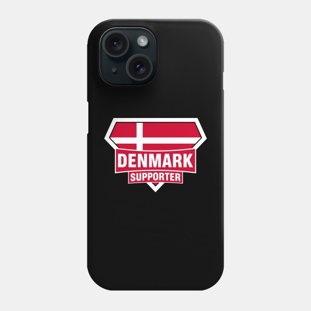 Denmark Super Flag Supporter Phone Case by ASUPERSTORE