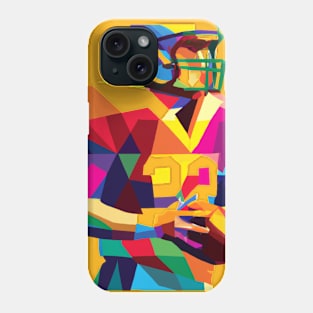 American Football Player Quarterback WPAP Phone Case