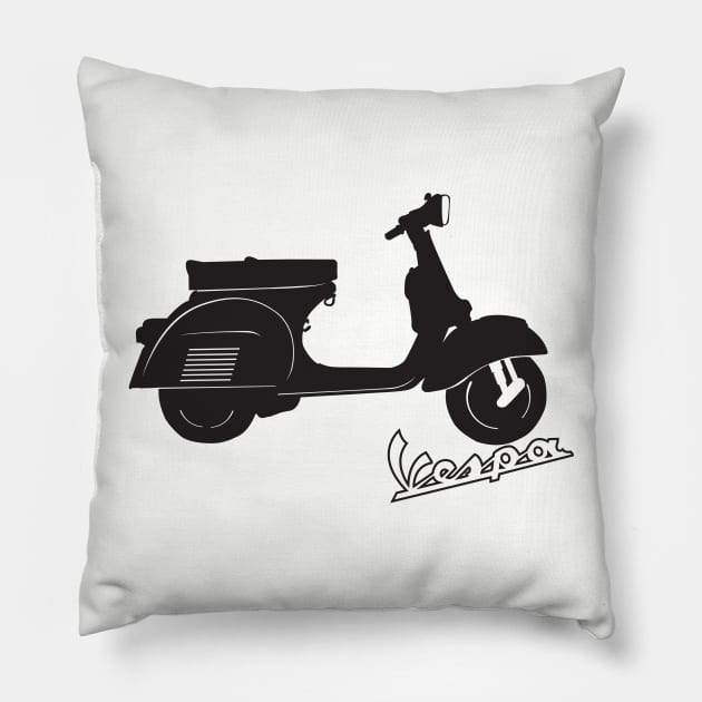 Scooter Classic Pillow by keychup46