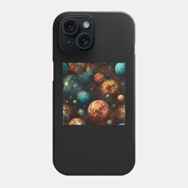 Planets Pattern Phone Case by tommytyrer