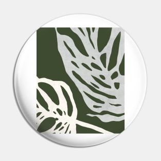 Dark green monstera leaves Pin