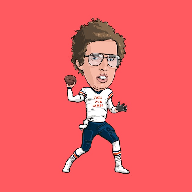 Napoleon Dynamite Nick Foles Chicago Bears by stayfrostybro