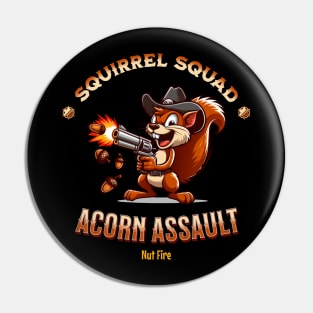 Squirrel Squad - Acorn Assault Pin