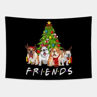 Christmas Tree Bulldogs Tapestry