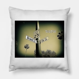 Brand Boulevard & Elk Avenue, Glendale, CA by Mistah Wilson Pillow