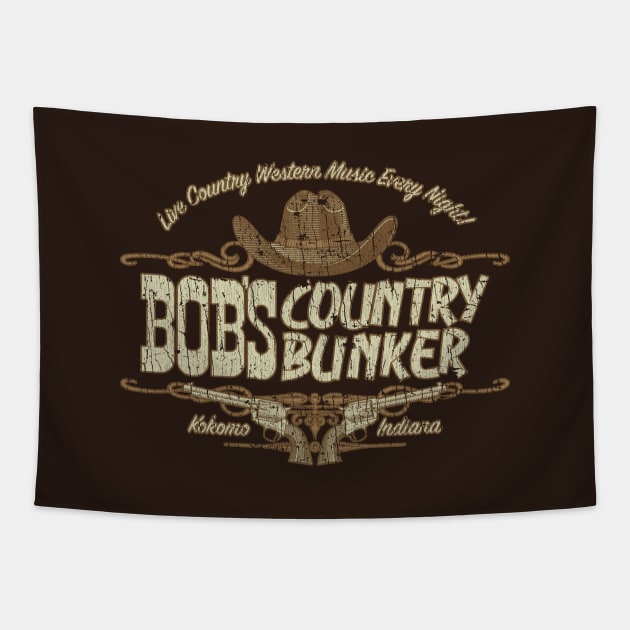 Bob’s Country Bunker 1980 Tapestry by JCD666
