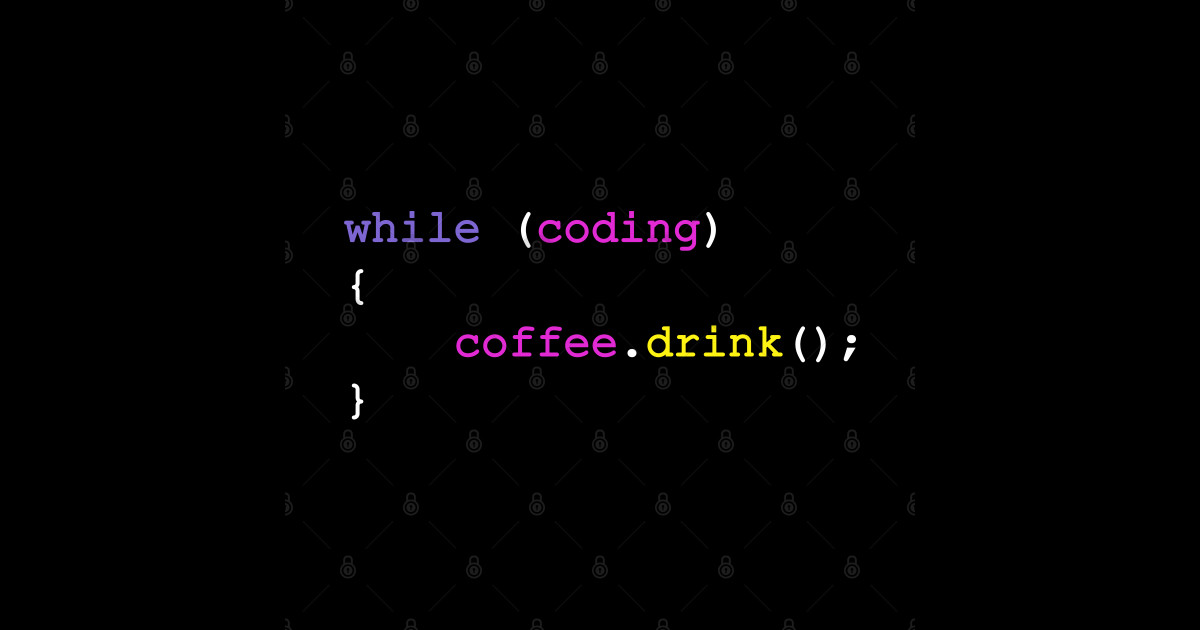 Programmer and coffee - Programming - Posters and Art Prints | TeePublic