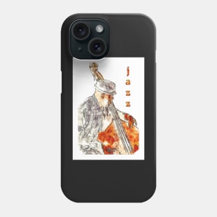 Jazz Bassist Phone Case