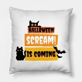 Halloween Scream is Coming Pillow