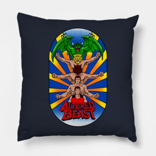 Altered Beast Cab Art Pillow