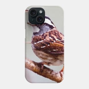 White Throated Sparrow Phone Case