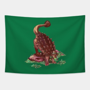 Dapper Ankylosaurus Tapestry