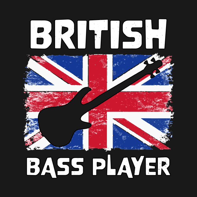 Platinum Jubilee Union Jack Best Bass Player by jodotodesign