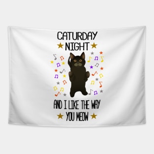 Caturday Night Tapestry