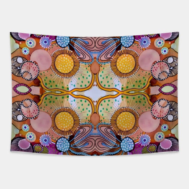 Happines 3 Tapestry by Design-Arte