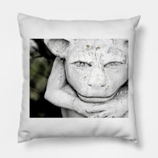 Smiling little gargoyle Pillow