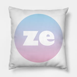 Ze - Pronoun Pillow