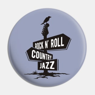 Musical Crossroads Pin