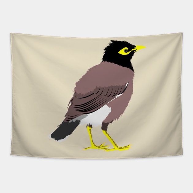 Common Myna Tapestry by stargatedalek