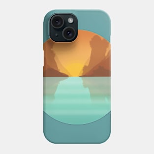 Sunset in the Mountains Phone Case