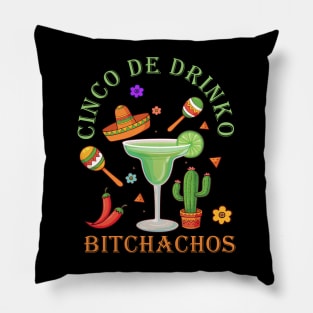 cinco de drinko Pillow