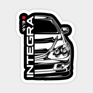 Integra DC5 Type R Front View (White Print) Magnet