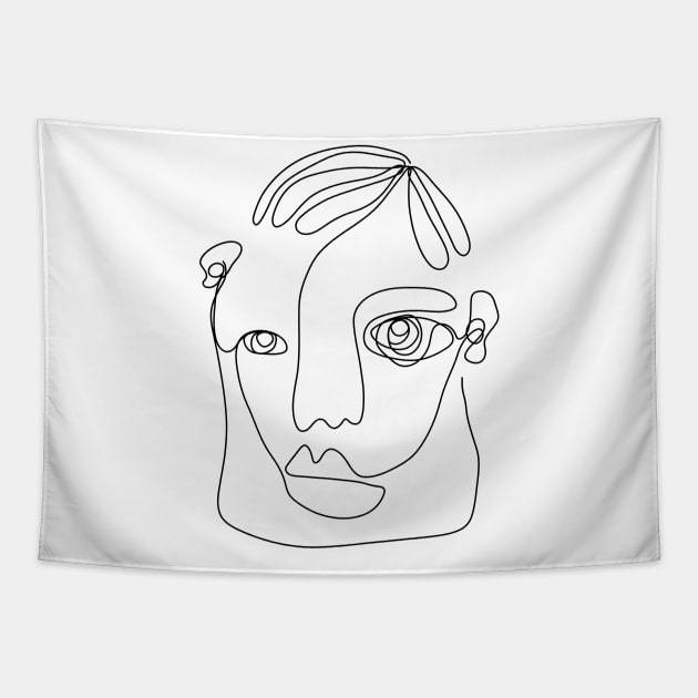 Pablo Picasso Tapestry by Antho