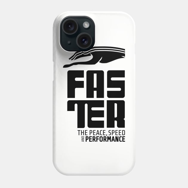 FASTER - FOR SIGHTHOUND LOVERS Phone Case by islandb