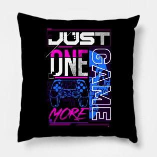 One More Game Pillow