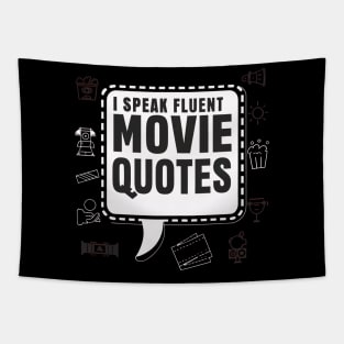 "I Speak Fluent Movie Quotes", Funny Hollywood Tapestry