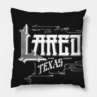 Vintage Laredo, TX Pillow