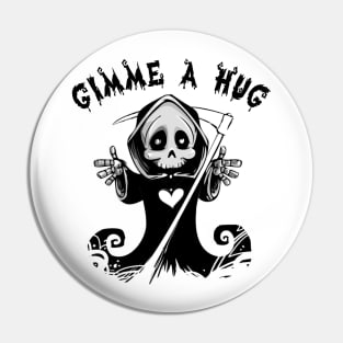 Funny Grim Reaper Pin