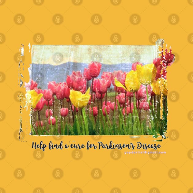 Parkinson's Tulip Field Awareness For A Cure by YOPD Artist