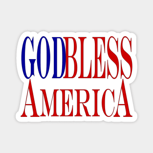 God Bless America Flag Magnet