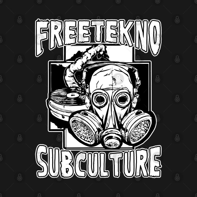 Freetekno Subculture Tekno Rave by T-Shirt Dealer