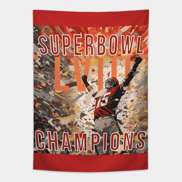 Chiefs Superbowl Champions Tapestry by Baydream