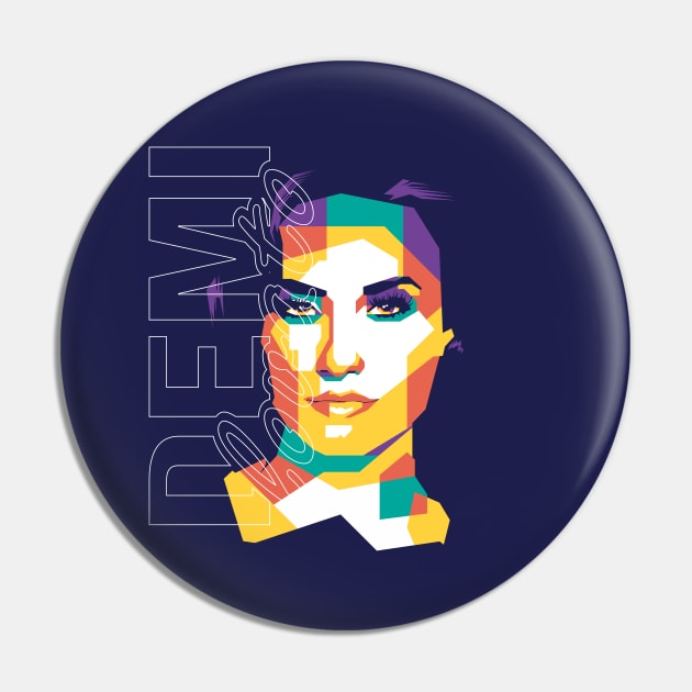 Demi Levato On WPAP Pin by pentaShop