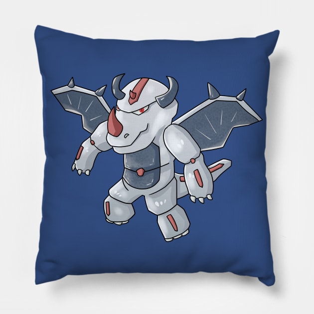 Fakemon Rhino RHIGON Pillow by RahmanDG