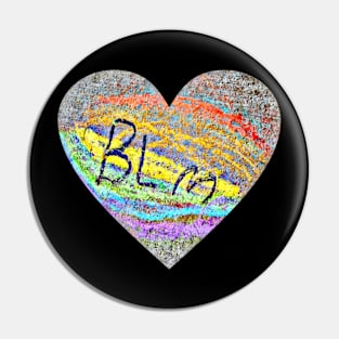 BLM 🖤 Pride - Back Pin