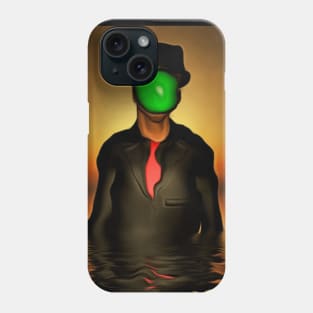 Green apple man Phone Case