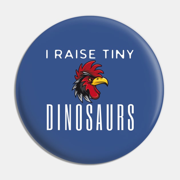 I raise Tiny Dinosaurs Pin by HobbyAndArt