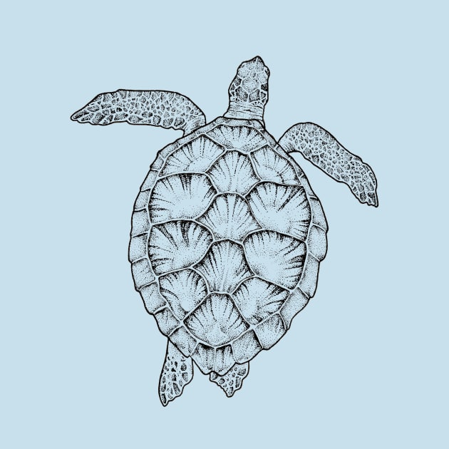 Sea Turtle by Elizabeth Weglein Art