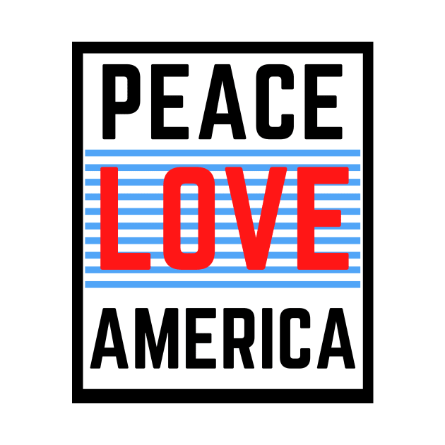 Peace Love America 4th of July Shirt, womens 4th of july shirt, fourth of july shirt, 4th of july shirt, memorial day shirt, patriotic shirt, stars and stripes shirt, merica tee by ARTE