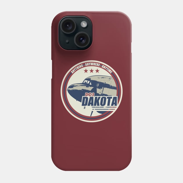 DC-3 Dakota Phone Case by TCP